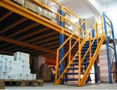 平臺專配圓管護欄高清圖片 高清大圖